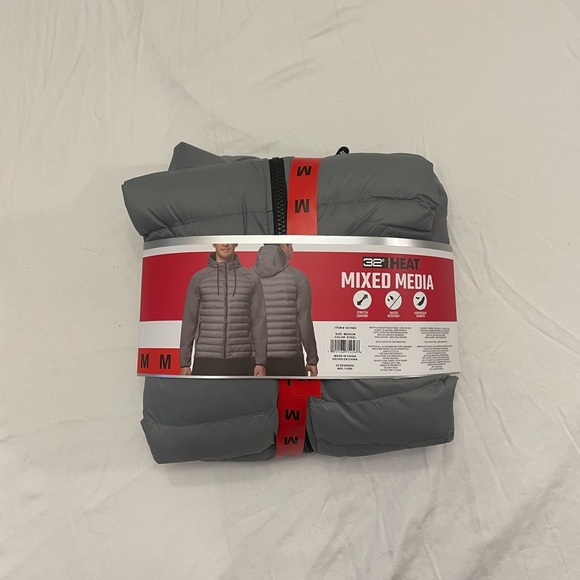 32 Degrees Heat Mixed Media Jacket - Picture 2 of 2